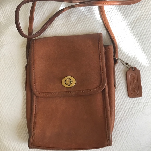 vintage coach camera bag